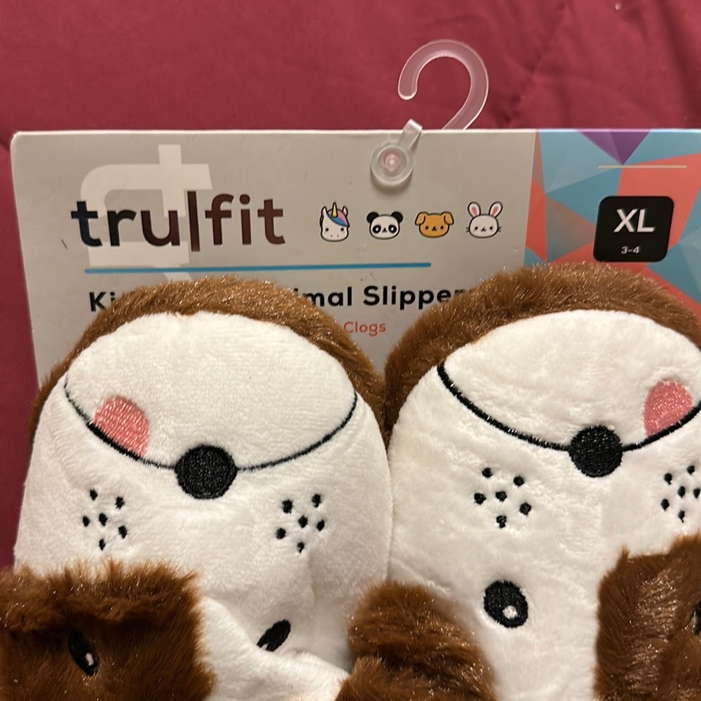 Trufit Kids Cozy Animal Slippers XL Puppy Dog